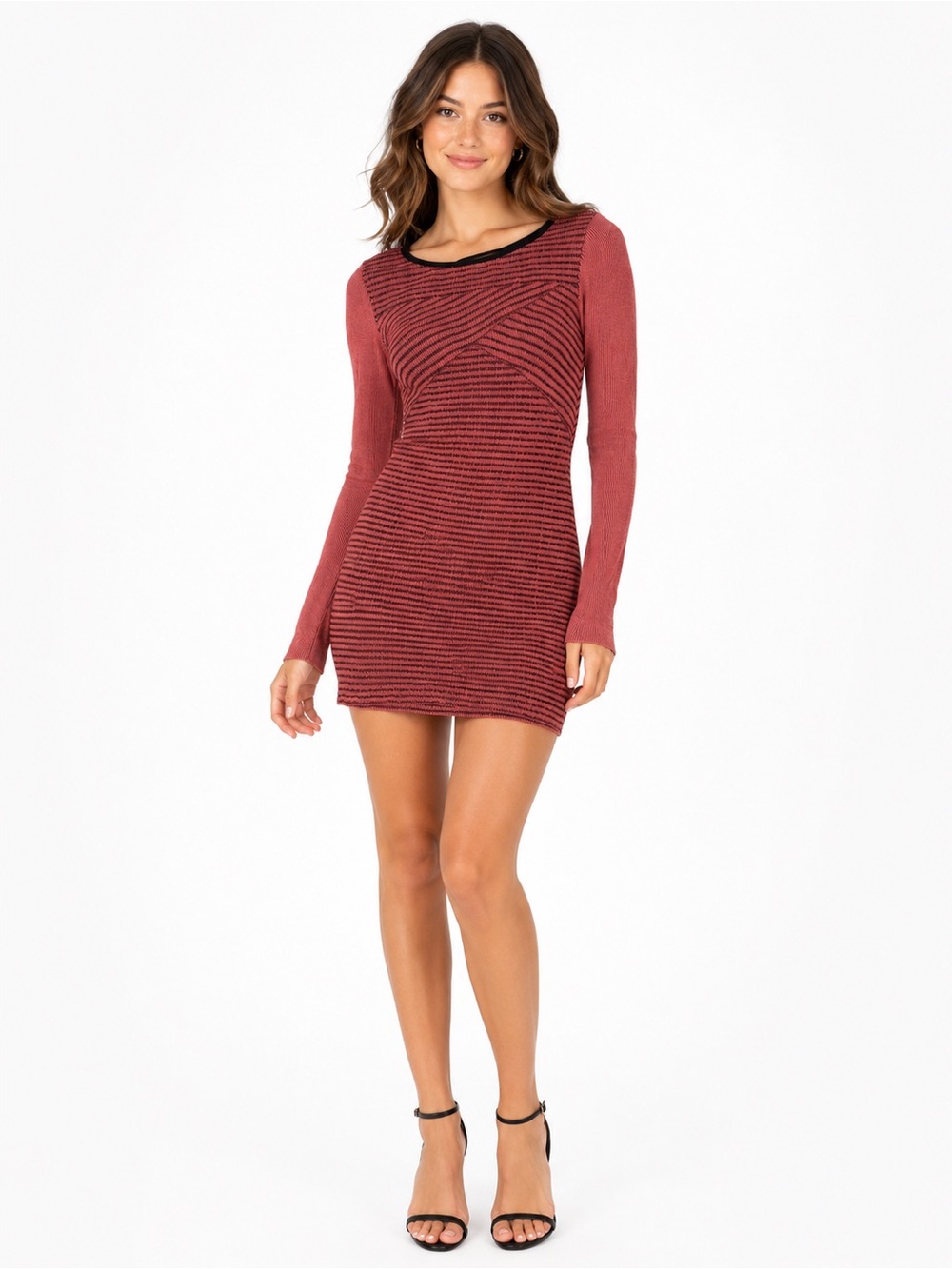 Free People Katerina Long Sleeve Mini Dress Size  XS/S
